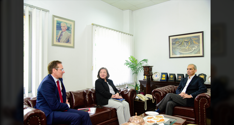 Country Director, World Bank, Ms. Boloramaa Amgaabazar held a meeting with the Wafaqi Mohtasib (Federal Ombudsman), Mr. Naveed Kamran Baloch in his Office at Islamabad on 09 Sept 2026.